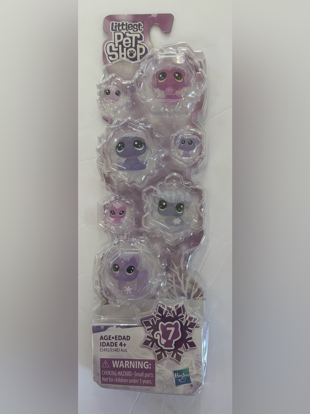 LPS littlest pet shop Hasbro frosted wonderland pets 4 mini 3 teensie NEW 7 tota - Picture 2 of 8